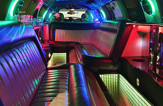 Luxus-Stretchlimousine Lincoln Town Car XXL innen